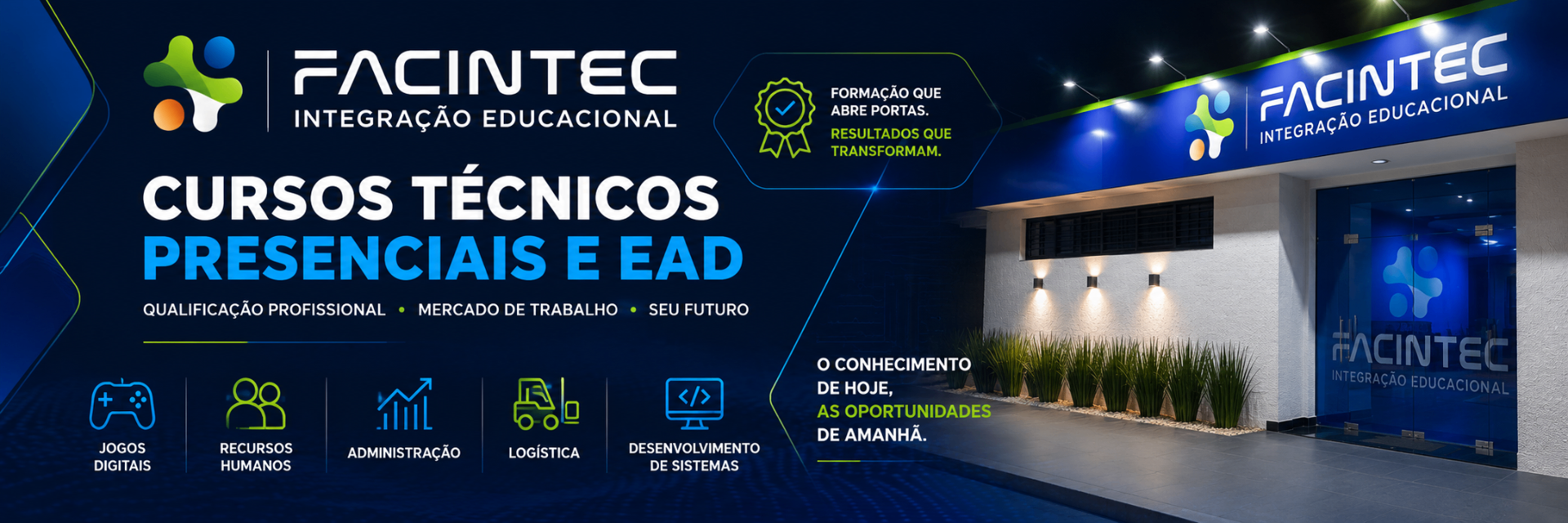 Facintec - Cursos técnicos presenciais e EAD